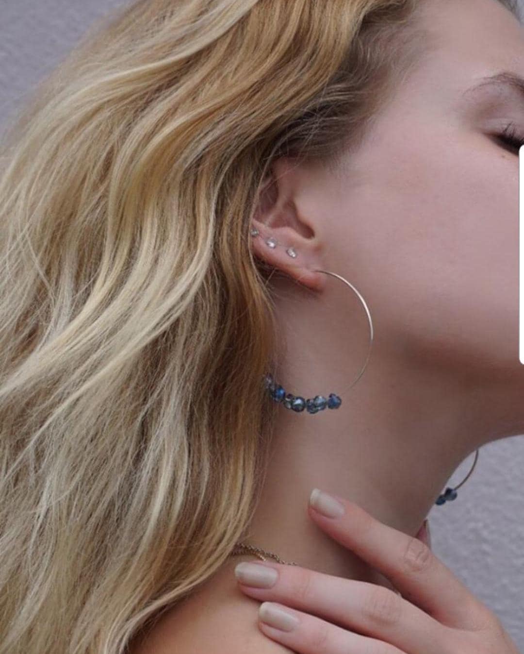 Thin gold hoop, Crystal hoop earrings, Large Thin hoop earrings,  Earring hoop thin,Thin gold hoop earrings, Hoop minimalist earrings