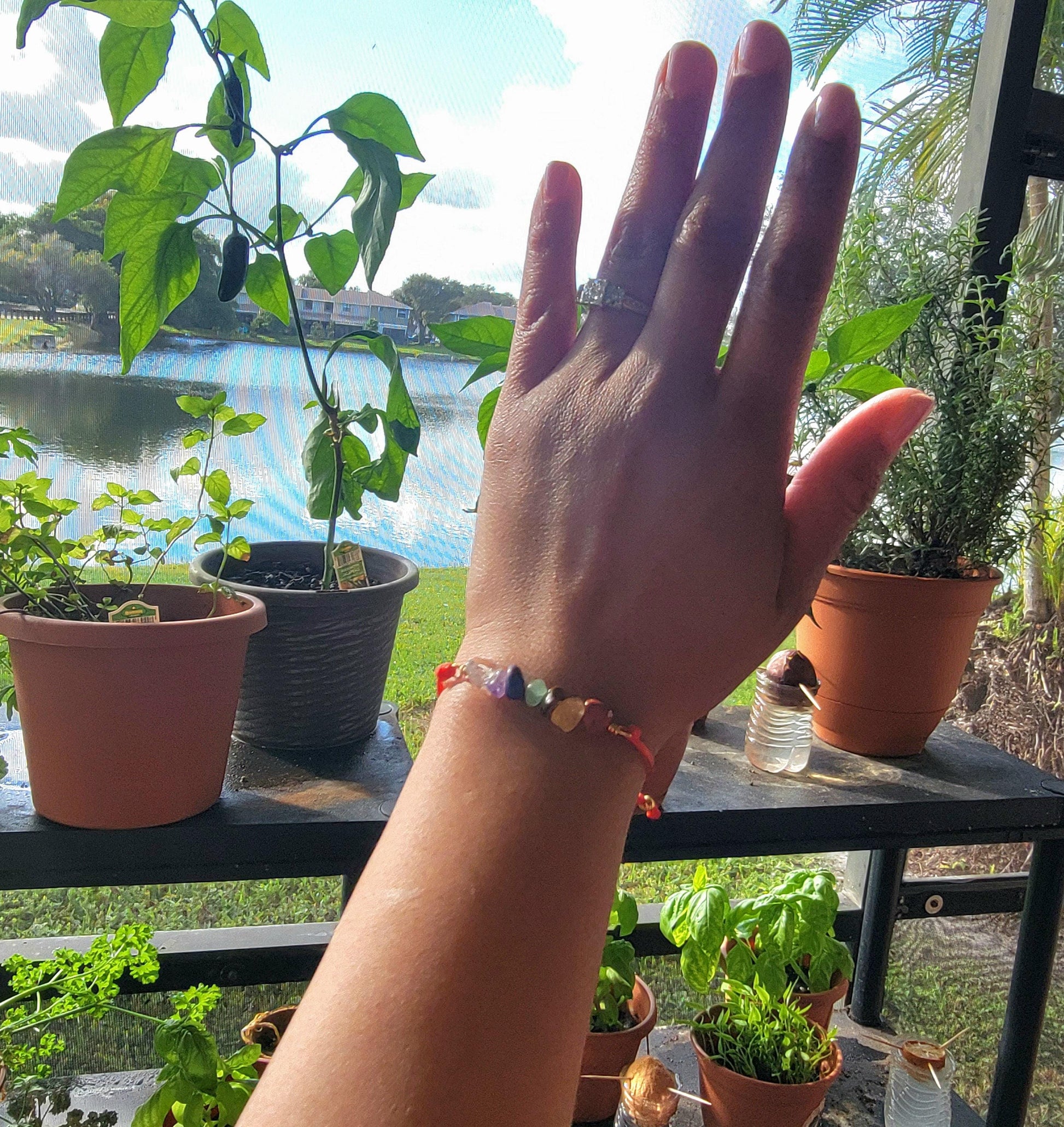 7 Chakra Stone Bracelet, CHAKRA BALANCING Bracelet, Chakra Bracelet, Spiritual Gifts, Chakra Bracelet Rainbow stone Bead, gemstone chakra