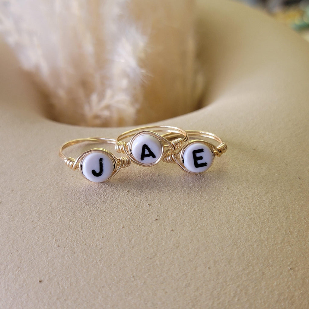 Initial Ring, Letter ring, Custom Letter Ring, best friend rings, Minimalist Ring, initial d, Gift for Her, Mothers Day Gift, dainty ring