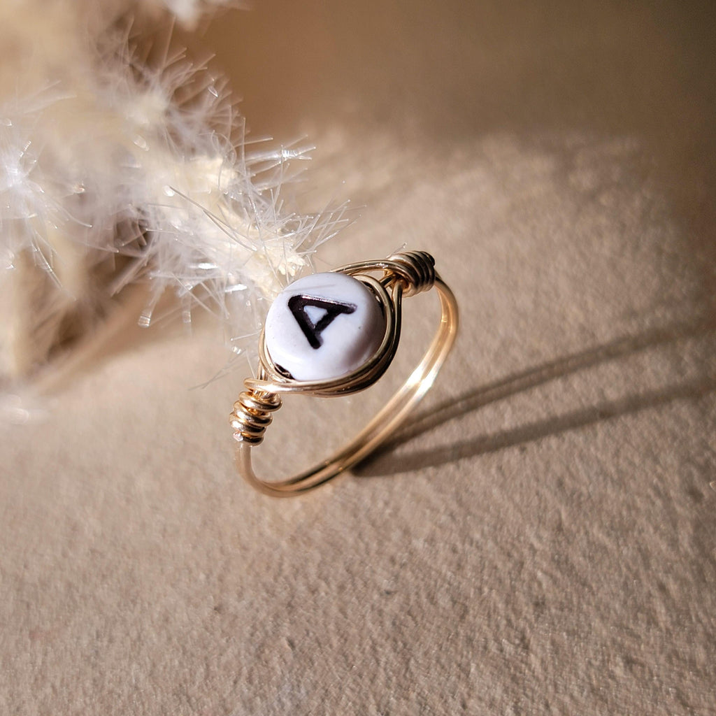 Initial Ring, Letter ring, Custom Letter Ring, best friend rings, Minimalist Ring, initial d, Gift for Her, Mothers Day Gift, dainty ring
