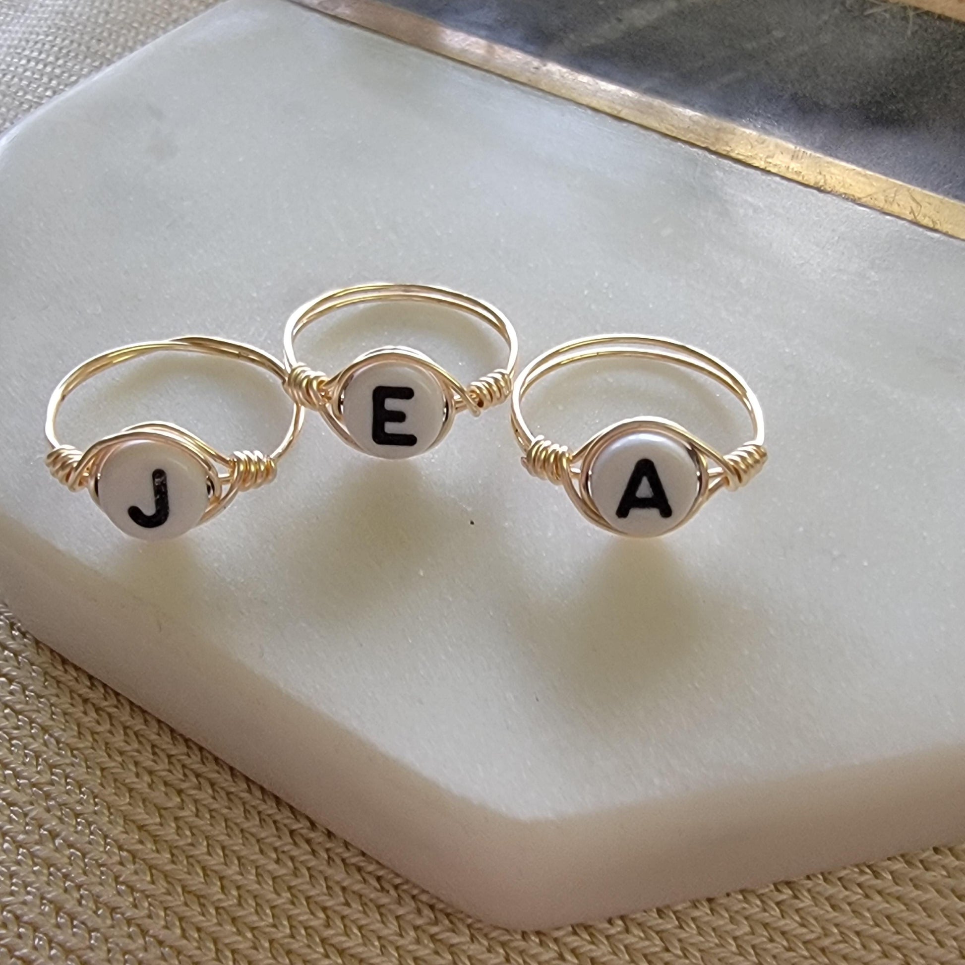 Initial Ring, Letter ring, Custom Letter Ring, best friend rings, Minimalist Ring, initial d, Gift for Her, Mothers Day Gift, dainty ring