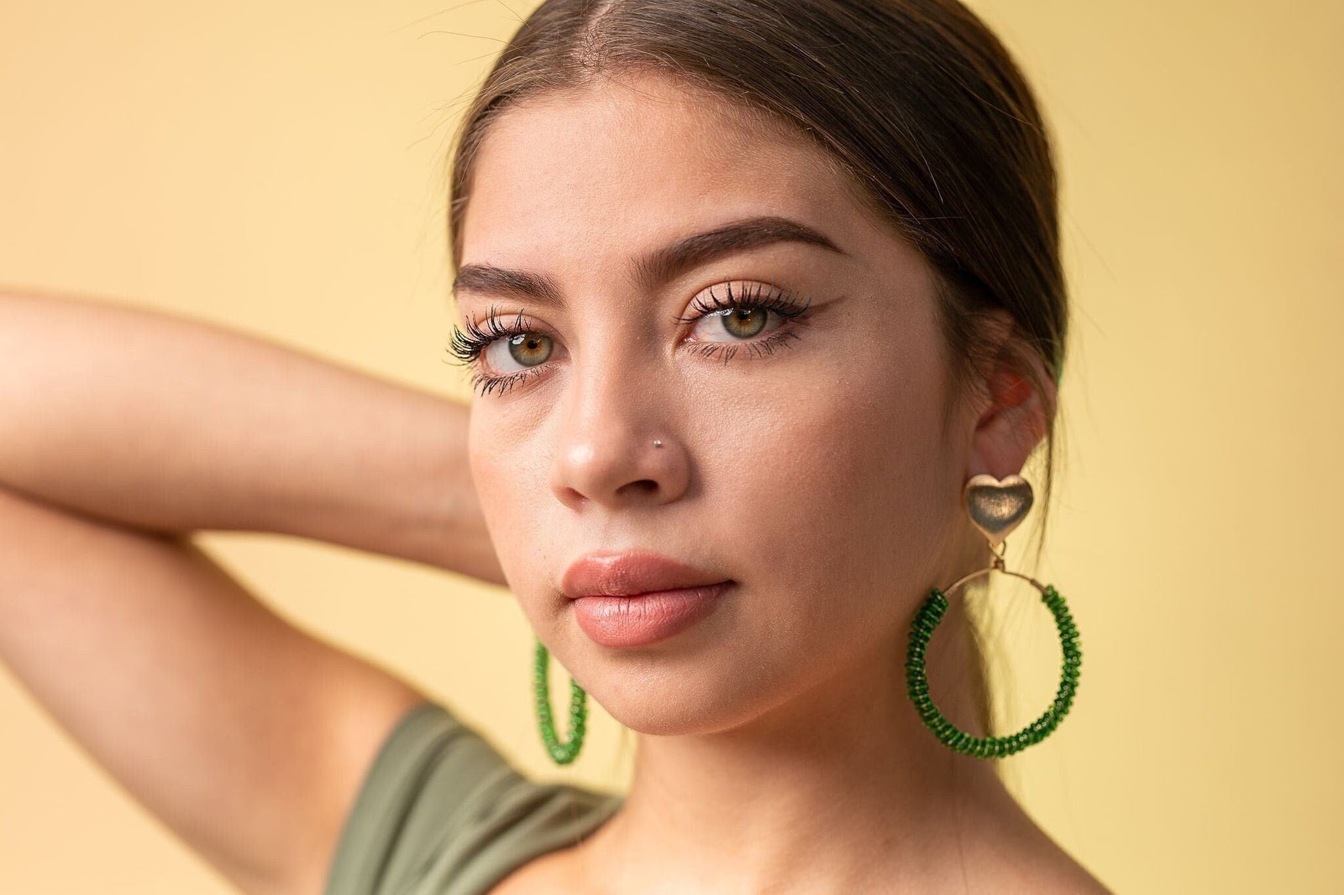 Thick hoop earrings, Beaded hoop earrings, hoop earrings chunky, Big Hoop earrings, gold filled hoops, gold ball hoops,
