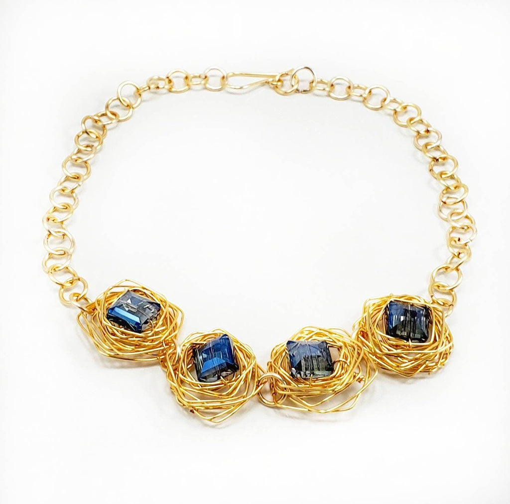 Statement Thick Gold Necklaces,