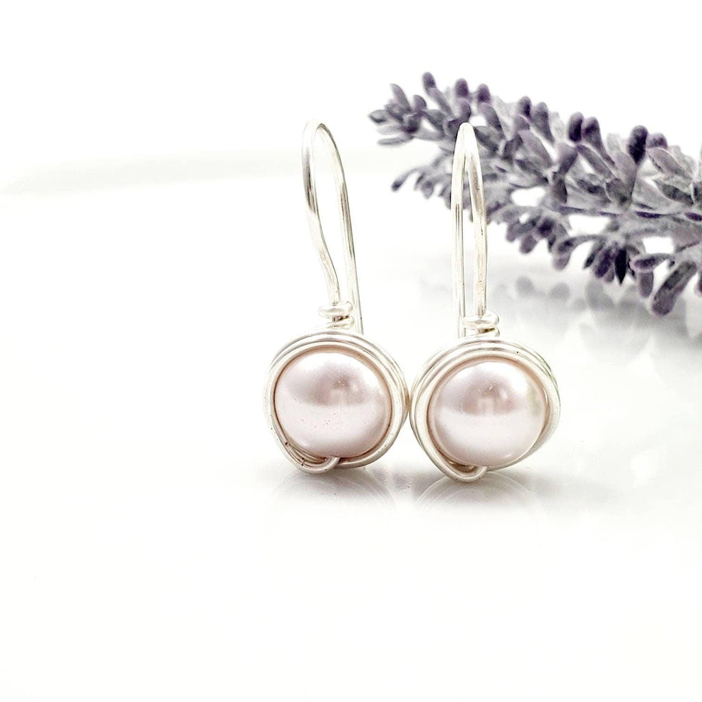 Pearl drop earrings, Small pearl earrings, Pearl drop earrings, mothers days gifted, weddings- giftful, bridal giftful, bridesmaide gift