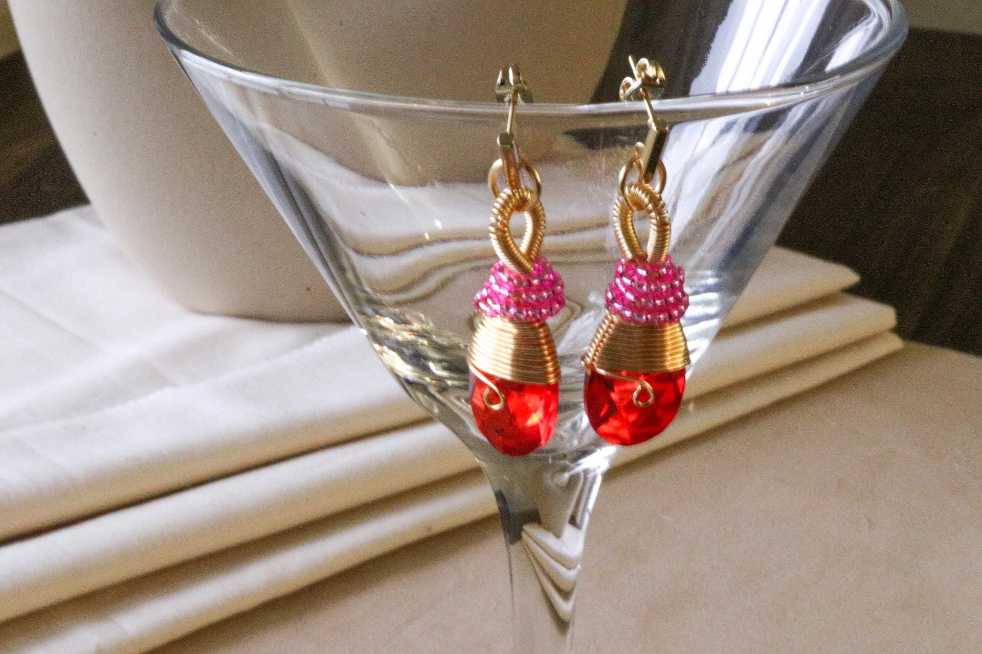Dainty Teardrop earrings, Waterdrop earring, Dangling earrings, Minimaliste earrings, Huggie earrings, Crystal drops earrings, gifts for-her