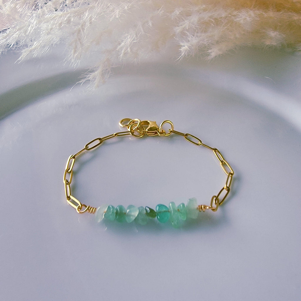 Personalize Gold Birthstone Bracelet, Custom Minimalist bracelet, Stoned bracelets, Dainty multi charm Chunky bracelet, Christma gift