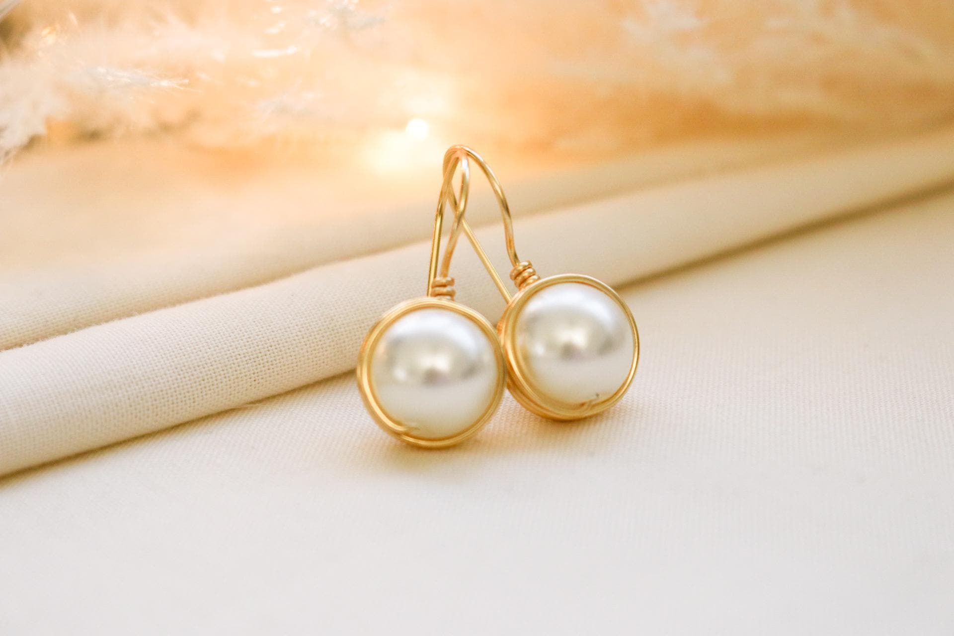 Pearl drop earrings, Small pearl earrings, Pearl drop earrings, mothers days gifted, weddings- giftful, bridal giftful, bridesmaide gift