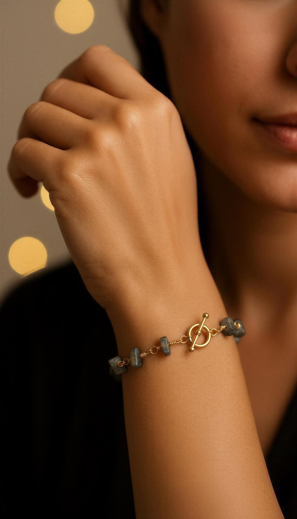 Dainty Labradorite bracelet, Crystal bracelet, Stoned bracelets Gemstone gift bracelet, bracelet-gifted, bracelet-mom, gift for- her