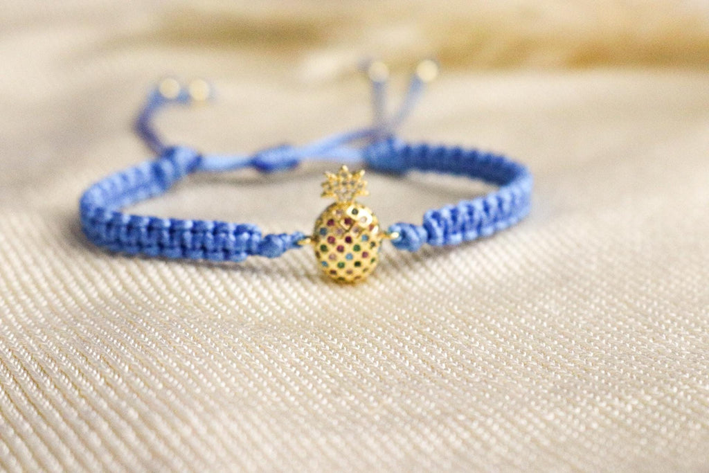 Pineapple bracelets, Dainty bracelete, Bracelets macrame, Bestfriend gifts bracelets, bracelets for moms, gifts for-her, gifted for wife