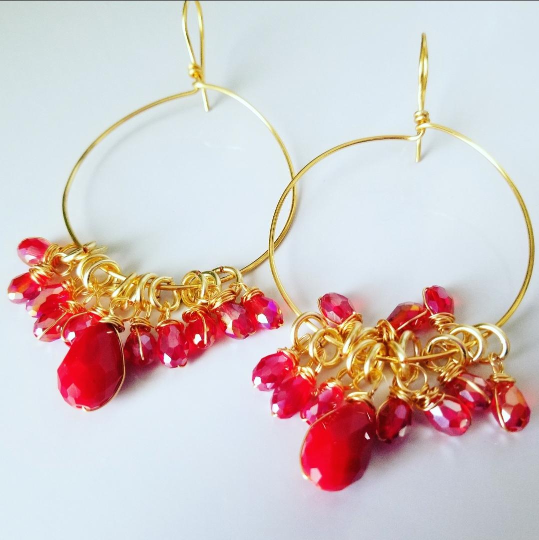Dainty Thin hoop earrings, Gold thin hoop, Minimalistic hoop earrings, Big hoop earrings Colorful, Crystal hoop earrings, Gifte-for-her