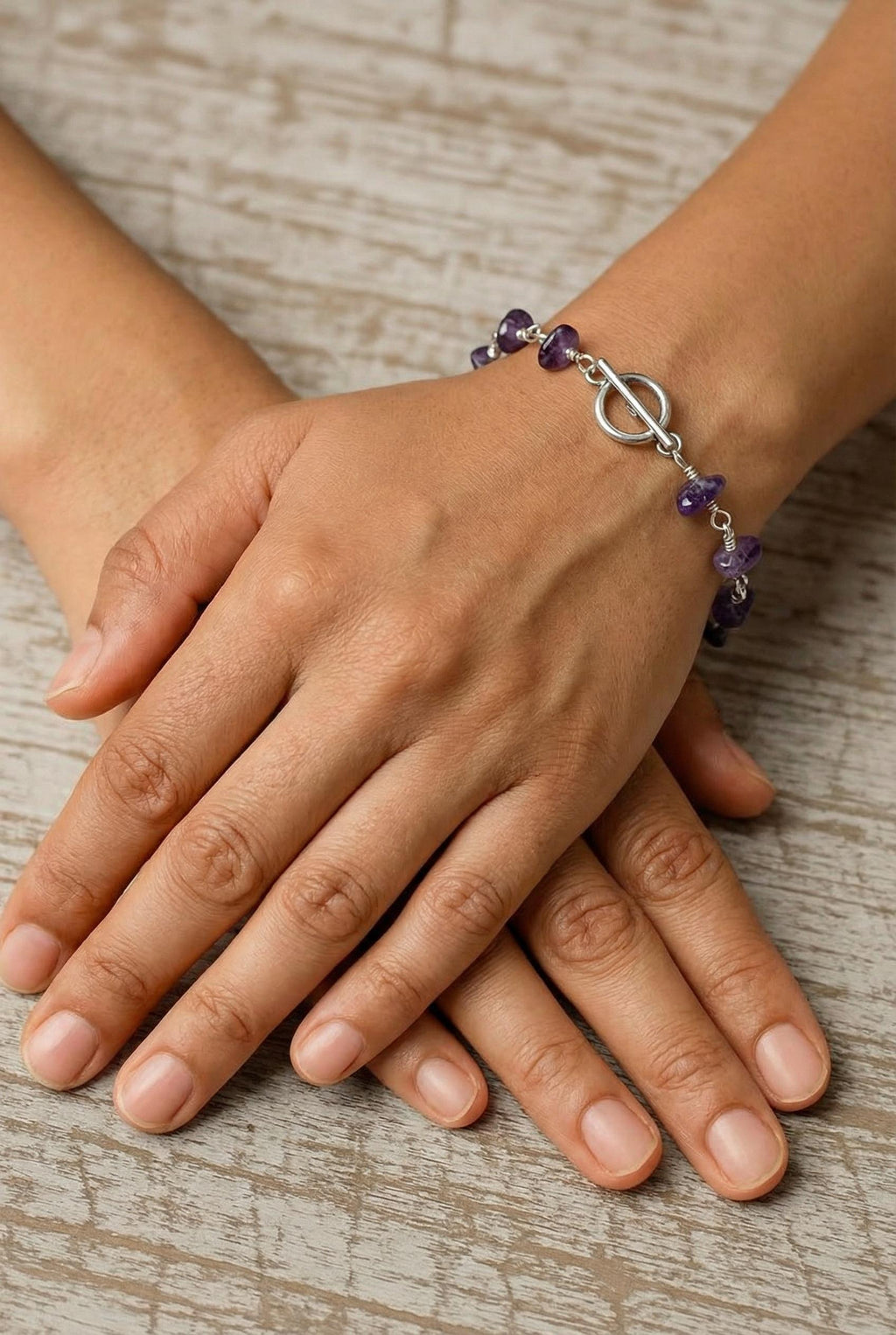 Dainty Amethyst bracelet, Amethyst Crystal Bracelet, February birthstone, Purple Amethyst Bracelet, Healing Crystals, Birthstone Bracelet