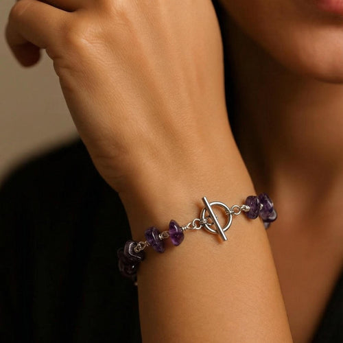 Amethyst bracelet