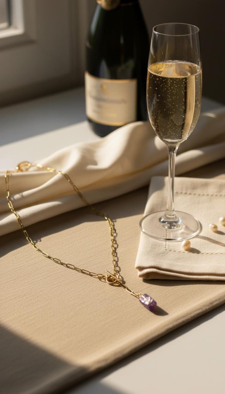 Amethyst Necklace, Dainty thin necklace, Layering necklace, Thin gold necklace, Necklaces minimalistic, Motherly gifted, Gifts for-her