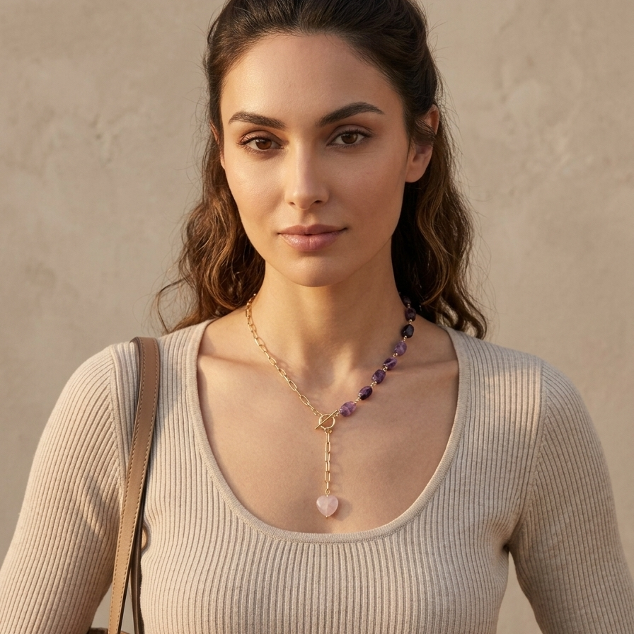 Amethyst necklace