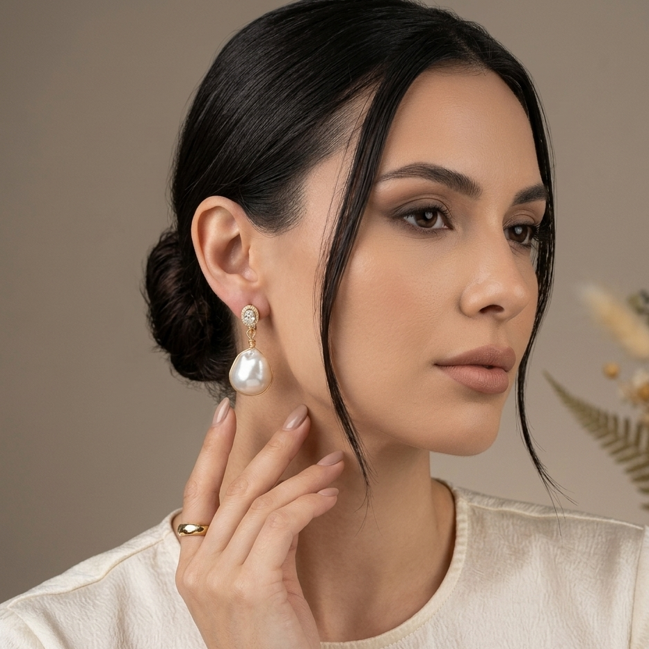 Baroque Pearl Earrings