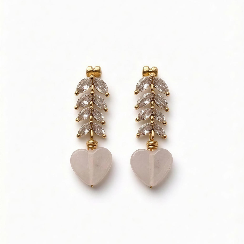 Rose Quartz Earrings