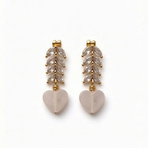 Rose Quartz Earrings
