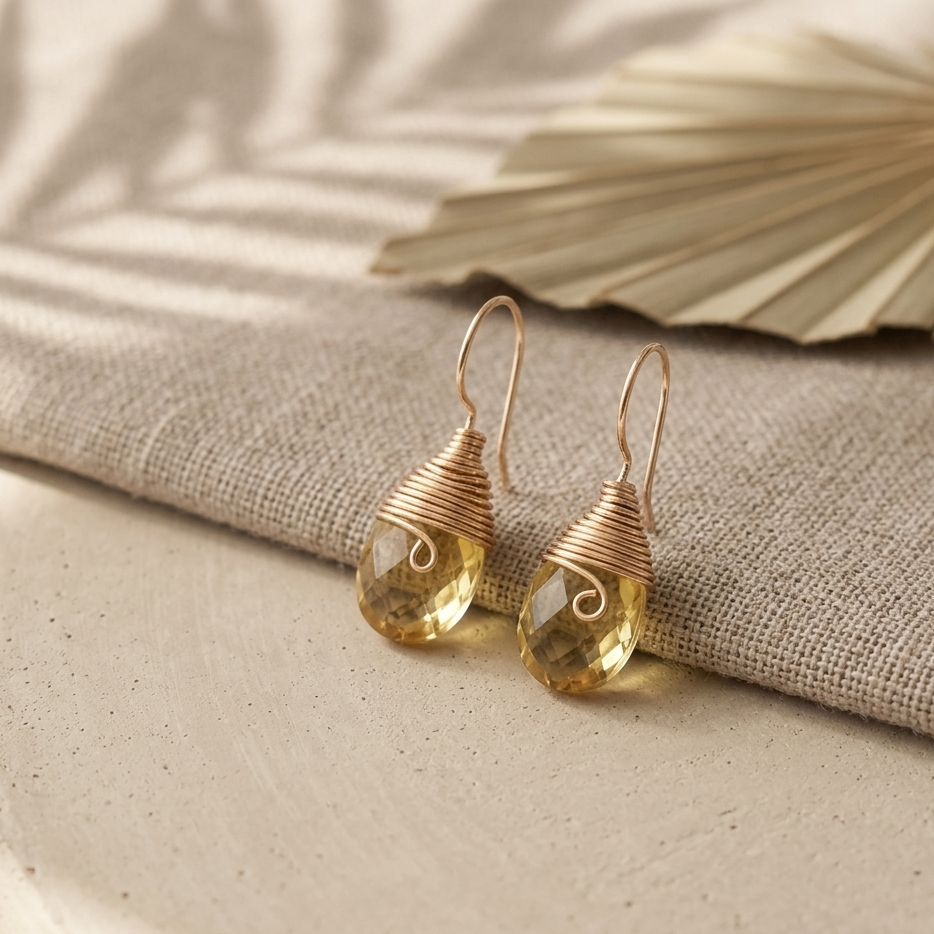 Teardrop earrings