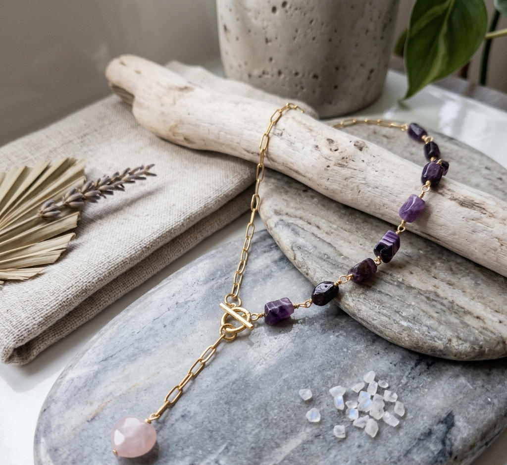 Amethyst necklace
