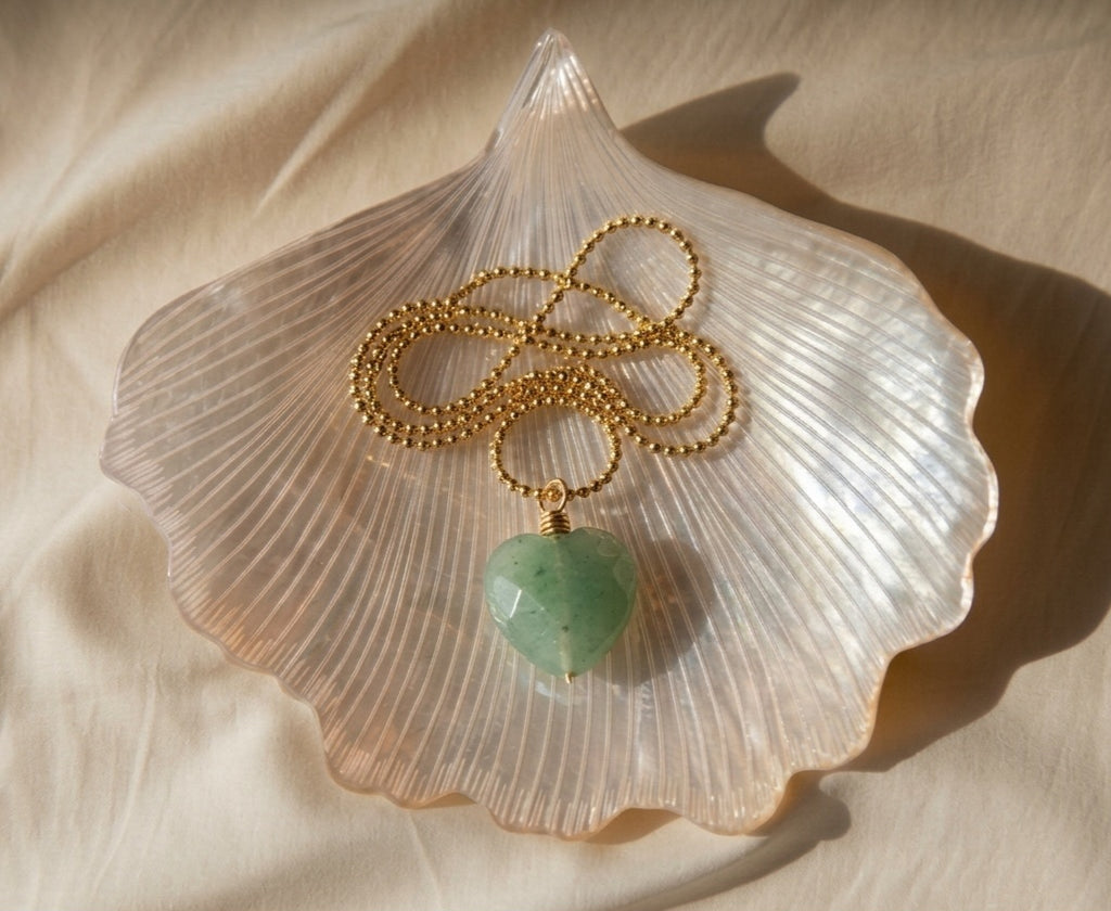 Aventurine Heart Necklace