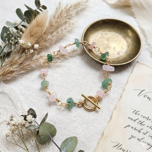Rose quartz &Aventurine Bracelet