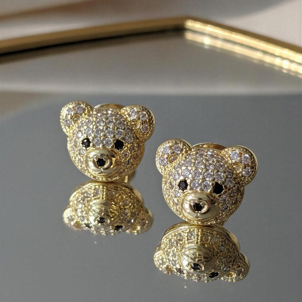 Bear Stud Earrings