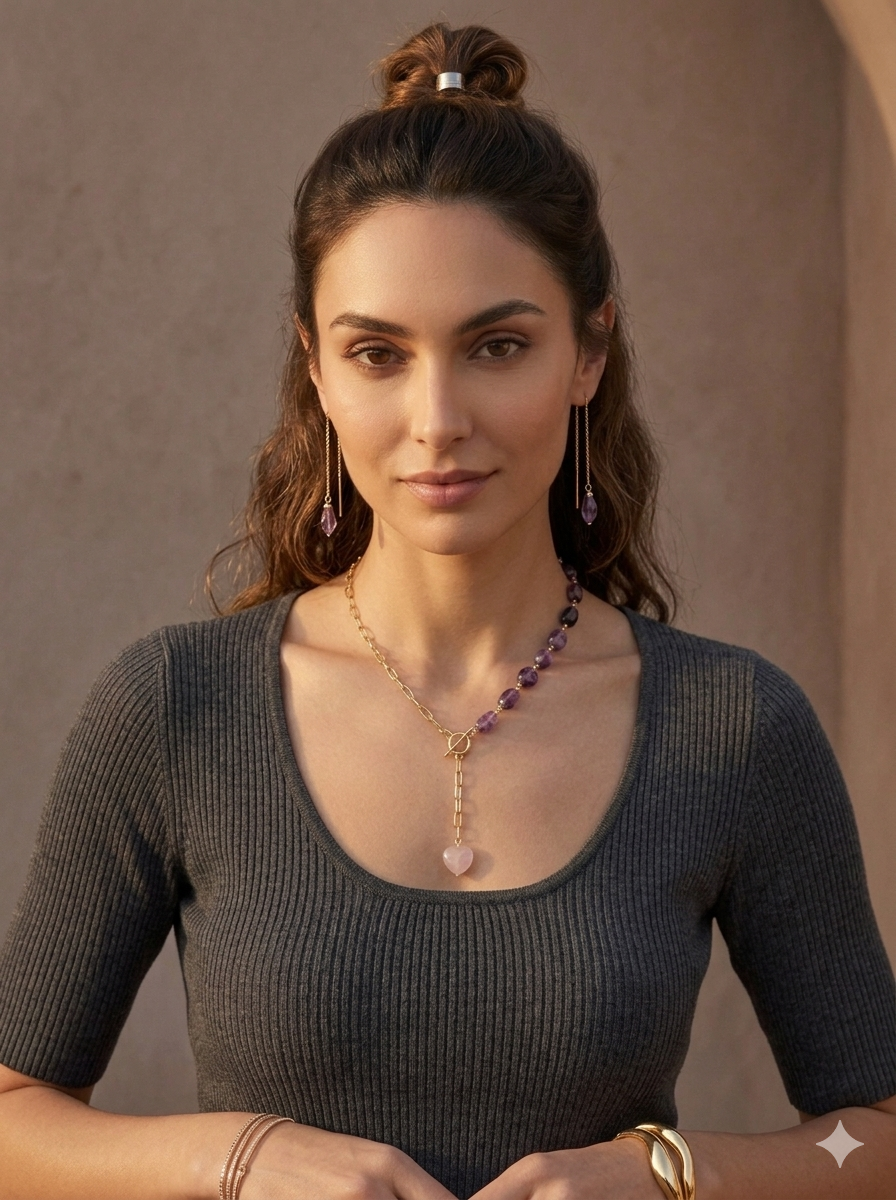 Amethyst necklace