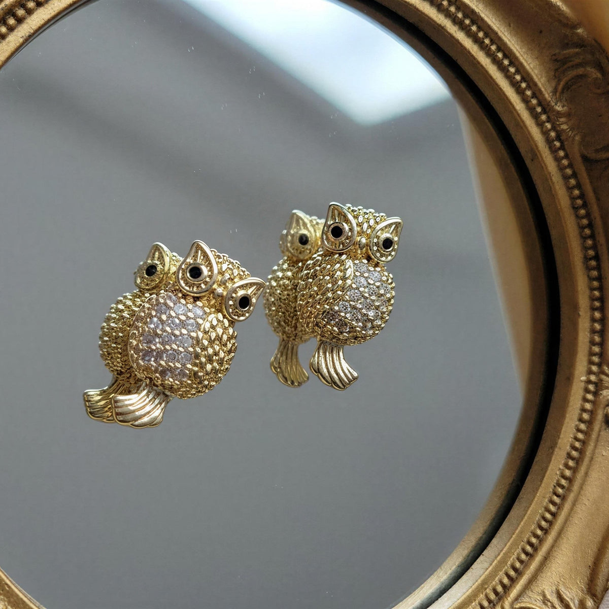 Owl Stud Earrings